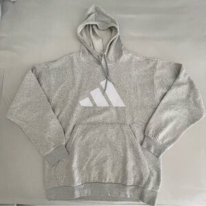 Adidas Men's Light Gray Hoodie Large New